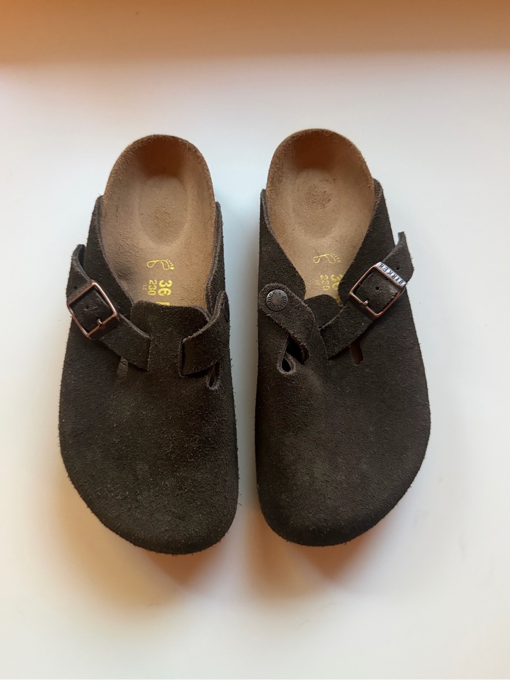 Dark Green Boston Birkenstocks